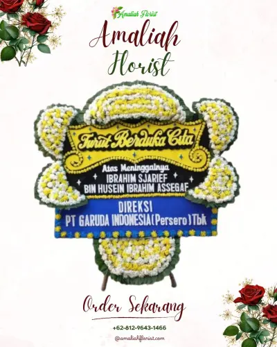 Papan Bunga Duka di Pekuncen