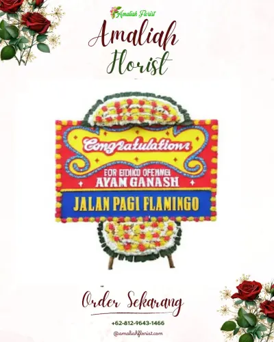 Bunga Papan Congratulation di Pekuncen